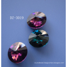 Color Round Stone Pendant for Jewelry Fitting (3019)